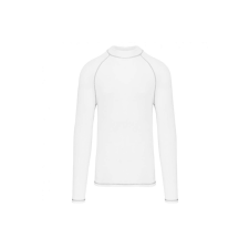 PROACT PA4017 hosszú ujjú férfi sportpóló UV védelemmel Proact, White-XS férfi póló