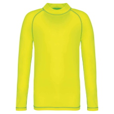 PROACT PA4018 gyerek hosszú ujjú sportpóló UV védelemmel Proact, Fluorescent Yellow-4/6
