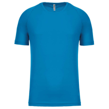 PROACT PA438 férfi környakas raglános rövid ujjú sportpóló Proact, Aqua Blue-XS férfi póló