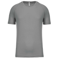 PROACT PA438 férfi környakas raglános rövid ujjú sportpóló Proact, Fine Grey-XS
