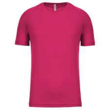 PROACT PA438 férfi környakas raglános rövid ujjú sportpóló Proact, Fuchsia-3XL férfi póló