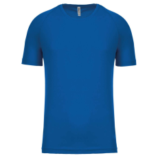 PROACT PA438 férfi környakas raglános rövid ujjú sportpóló Proact, Sporty Royal Blue-XS