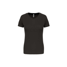 PROACT PA439 Női környakas raglános rövid ujjú sportpóló Proact, Dark Grey-XL