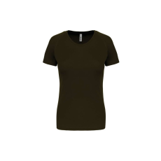 PROACT PA439 Női környakas raglános rövid ujjú sportpóló Proact, Dark Khaki-2XL