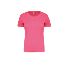 PROACT PA439 Női környakas raglános rövid ujjú sportpóló Proact, Fluorescent Pink-XL