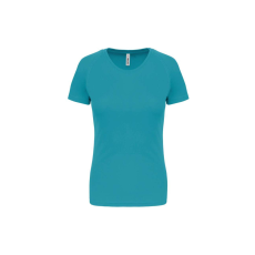 PROACT PA439 Női környakas raglános rövid ujjú sportpóló Proact, Light Turquoise-XS