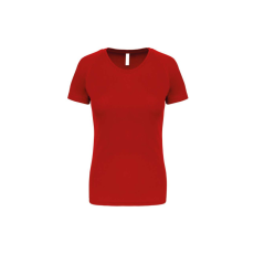 PROACT PA439 Női környakas raglános rövid ujjú sportpóló Proact, Red-XL