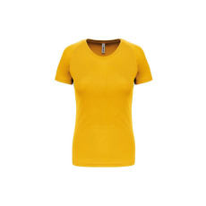 PROACT PA439 Női környakas raglános rövid ujjú sportpóló Proact, True Yellow-2XL