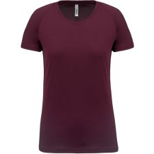 PROACT PA439 Női környakas raglános rövid ujjú sportpóló Proact, Wine-2XL női póló