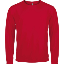 PROACT PA443 férfi hosszú ujjú kereknyakú sportpóló Proact, Red-2XL férfi póló