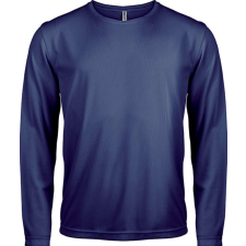 PROACT PA443 férfi hosszú ujjú kereknyakú sportpóló Proact, Sporty Navy-2XL férfi póló