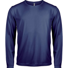 PROACT PA443 férfi hosszú ujjú kereknyakú sportpóló Proact, Sporty Navy-XL