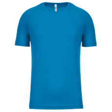 PROACT PA445 rövid ujjú kereknyakú gyerek sportpóló Proact, Aqua Blue-8/10