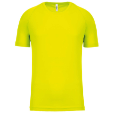 PROACT PA445 rövid ujjú kereknyakú gyerek sportpóló Proact, Fluorescent Yellow-8/10