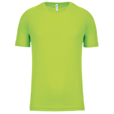 PROACT PA445 rövid ujjú kereknyakú gyerek sportpóló Proact, Lime-6/8 gyerek póló