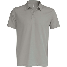 PROACT PA482 férfi rövid ujjú galléros sprtpóló Proact, Fine Grey-XL férfi póló