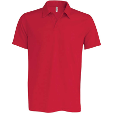 PROACT PA482 férfi rövid ujjú galléros sprtpóló Proact, Red-2XL