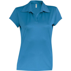 PROACT PA483 rövid ujjú Női galléros sprtpóló Proact, Aqua Blue-L