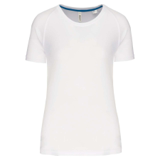 PROACT rövid ujjú környakas Női sportpóló PA4013, White-2XL női póló