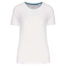 PROACT rövid ujjú környakas Női sportpóló PA4013, White-L női póló