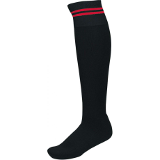 PROACT Uniszex zokni Proact PA015 Striped Sports Socks -31/34, Black/Sporty Red