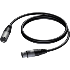 PROCAB CAB901 Audio Kábel - 1,5 m, XLR Fekete (CAB901/1.5) kábel és adapter