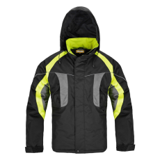 Procera Lumina Bélelt Téli Kabát Fekete/Sárga - XL