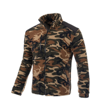 Procera Polár 350g camo fekete megerősített, méret S munkaruha