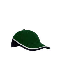 Procera Procera Dobbelt baseball sapka - sötétzöld munkaruha