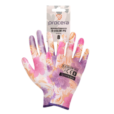 Procera X-COLOR PU bevonatos védőkesztyű , méret 8 védőkesztyű