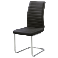 PROCOM PRAG SZÉK MŰBŐR, FEKETE, CSÚSZÓTALPAS 44X98X58CM bútor