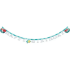 Procos Ariel a kis hableány mintás party banner 200cm