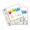 Procos Happy Birthday papír szalvéta 20db-os 33x33cm-es
