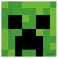 Procos Minecraft: creeper mintás szalvéta - 20 db party kellék