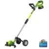 PROCRAFT Akkumulátoros kerekes Szegélynyíró fűkasza  230mm (Szénkefe nélküli + Kerekes) PTA-25BL-1B PROCRAFT