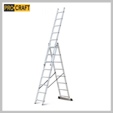 PROCRAFT Alumínium háromrészes létra 3x10 Procraft PLA3.676 létra és állvány