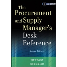 Procurement and Supply Manager's Desk Reference – Fred Sollish idegen nyelvű könyv