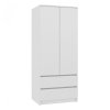 PRODA Nóra Gardróbszekrény 90 Fehér