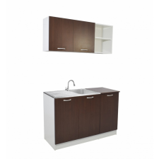 PRODA Pd L120 Alapkonyha Wenge/Fehér 3 cs. bútor