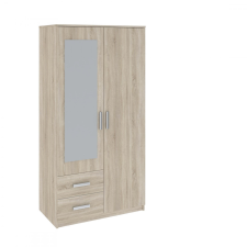 PRODA Verdana gardróbszekrény 100cm 2D2S Sonoma Oak N bútor