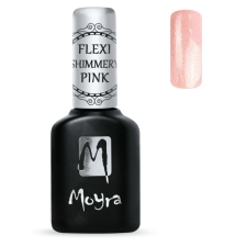 Profinails Moyra Lakkzselé Flexi Base Shimmery Pink 10ml lakk zselé