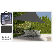 Progarden sötétszürke háromszög alakú árnyékolószövet 3 x 3 x 3 m kerti bútor