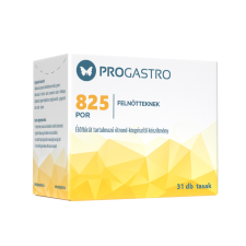  Progastro 825 por felnőtteknek élőflórát tartalmazó étrend-kiegészítő készítmény 31 db tasak gyógyhatású készítmény