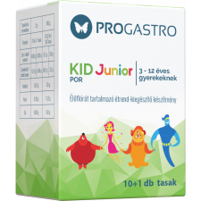  Progastro kid junior por 3-12 éves gyerekeknek 10+1db 11 db gyógyhatású készítmény
