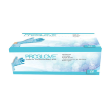 ProGlove Nitril vizsgáló kesztyű, púdermentes, kék "M" 100 db/doboz