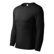 Progress LS póló unisex fekete 2XL férfi pulóver, kardigán
