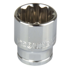 Proline 18563 1/2" 12pt dugókulcs, CrV, 12mm, L: 38mm dugókulcs