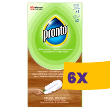 PRONTO Duster portalanító nyél + 2 utántöltő pamacs (Karton - 6 szett) takarító és háztartási eszköz