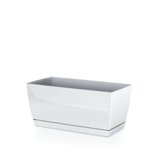 PROSPERPLAST Coubi Case P Fehér Téglalap Alakú Virágtartó 29 cm, 10db-os csomag kerti tárolás