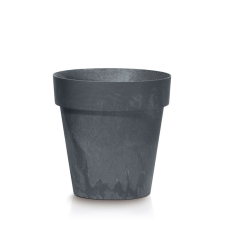 PROSPERPLAST Cube Beton Effect Kocka Virágcserép Antracit 14 cm, 10db-os csomag kerti tárolás